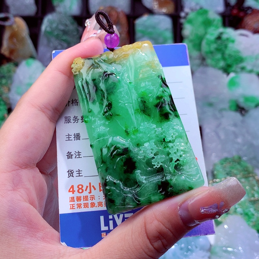 【闪购商品】翡翠颈饰未镶嵌I挂件