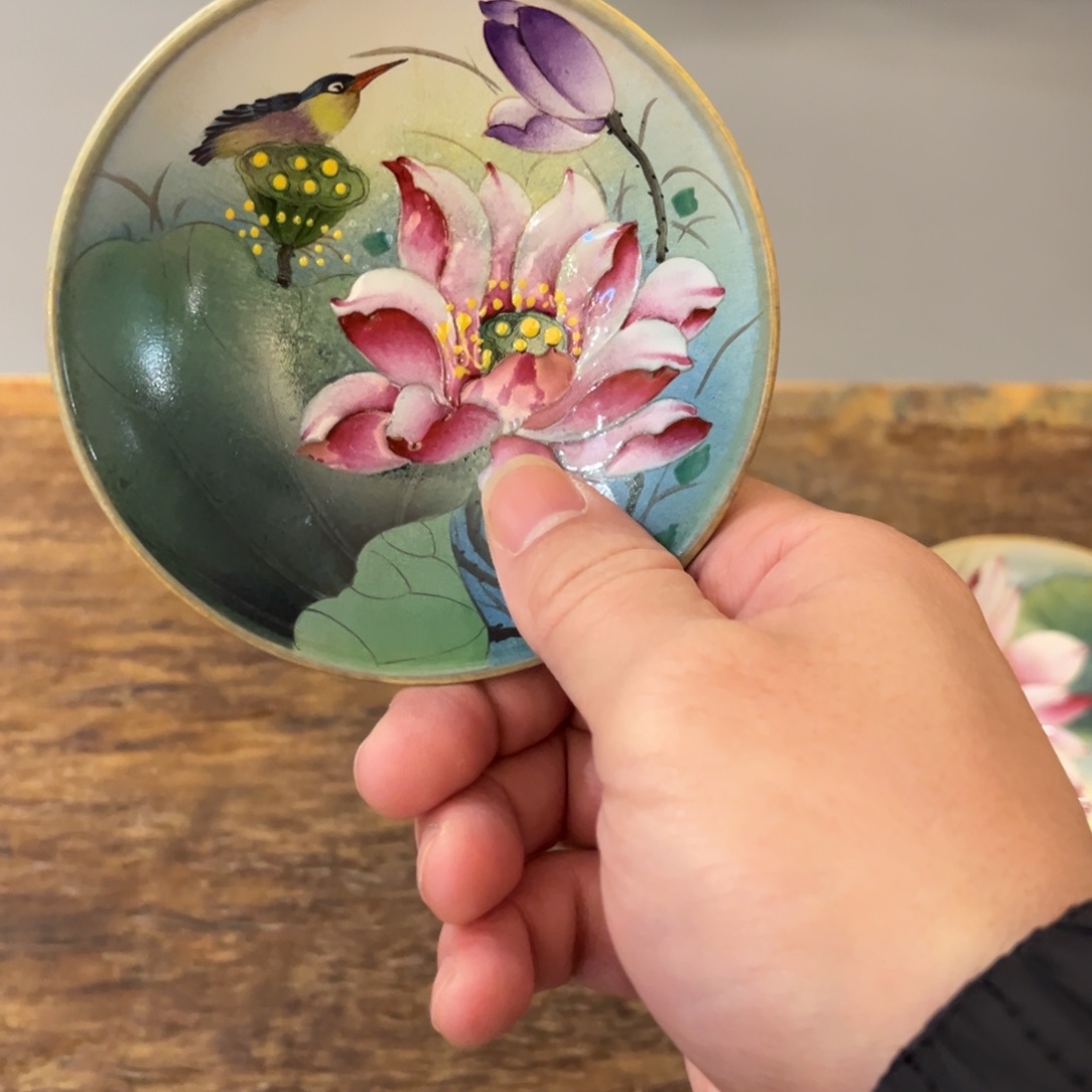 西***裕柴烧手工手绘陶瓷