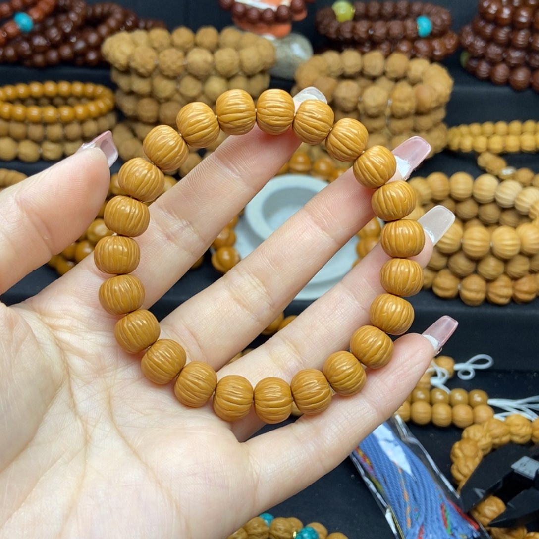 猴头核桃吊坠佛**念911手串