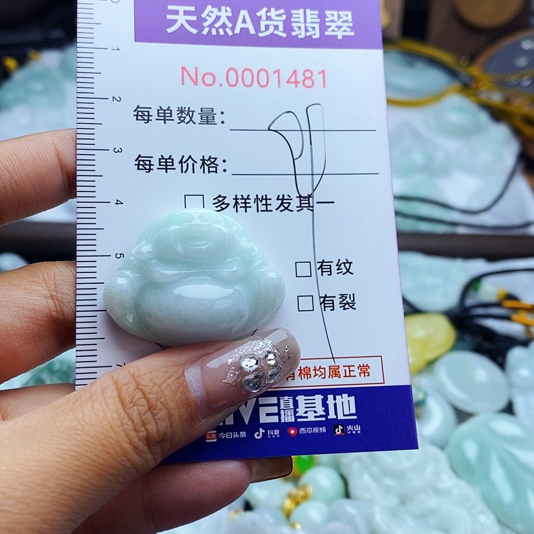 翡翠未镶嵌毛衣链1481