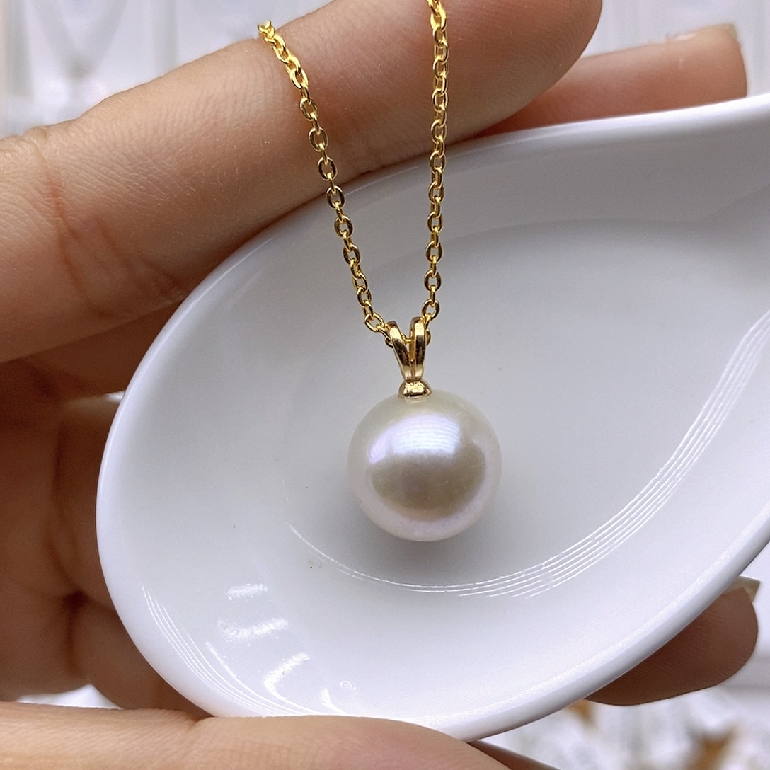 淡水珍珠未镶嵌吊坠(赠链)
