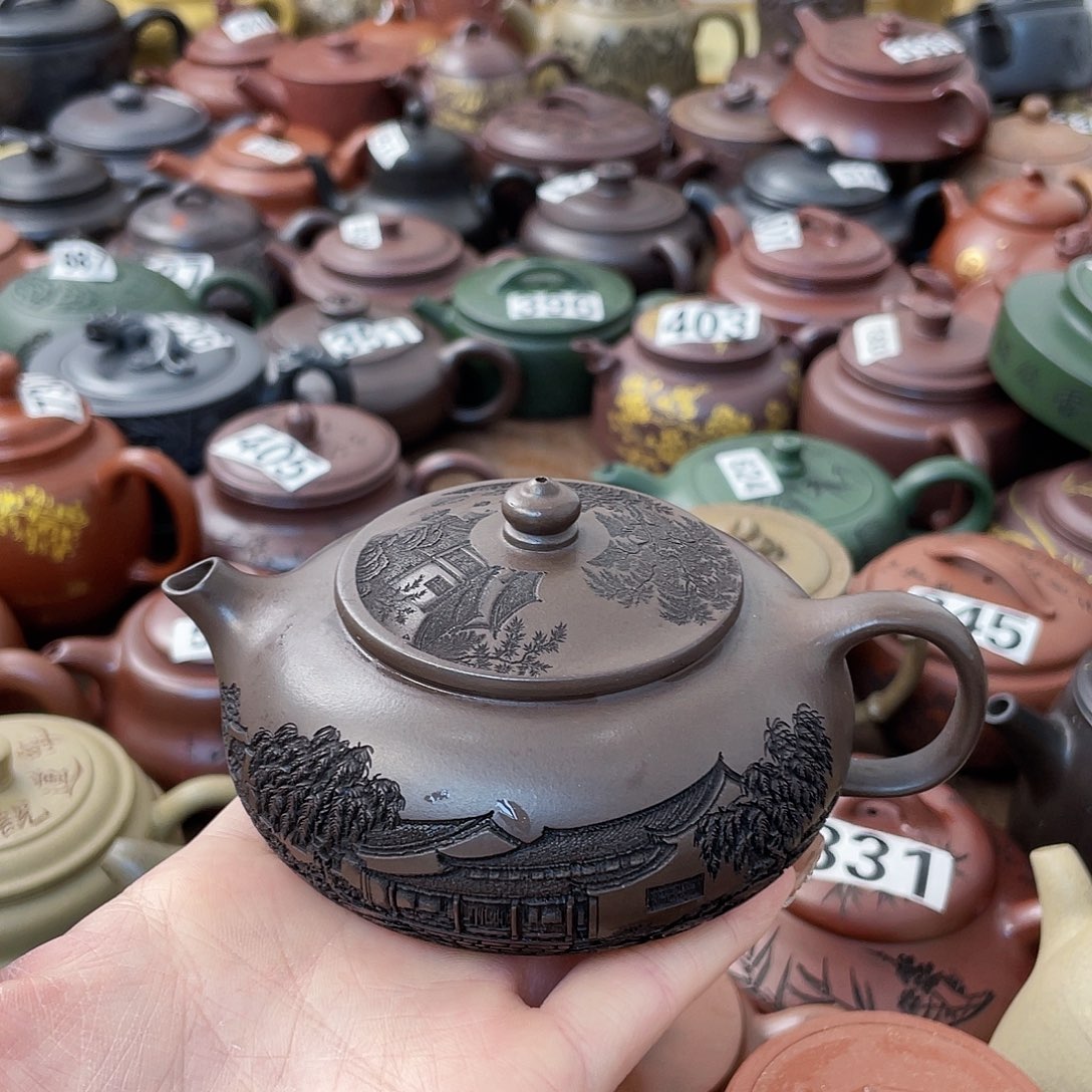 茶壶紫砂余****累紫砂微瑕
