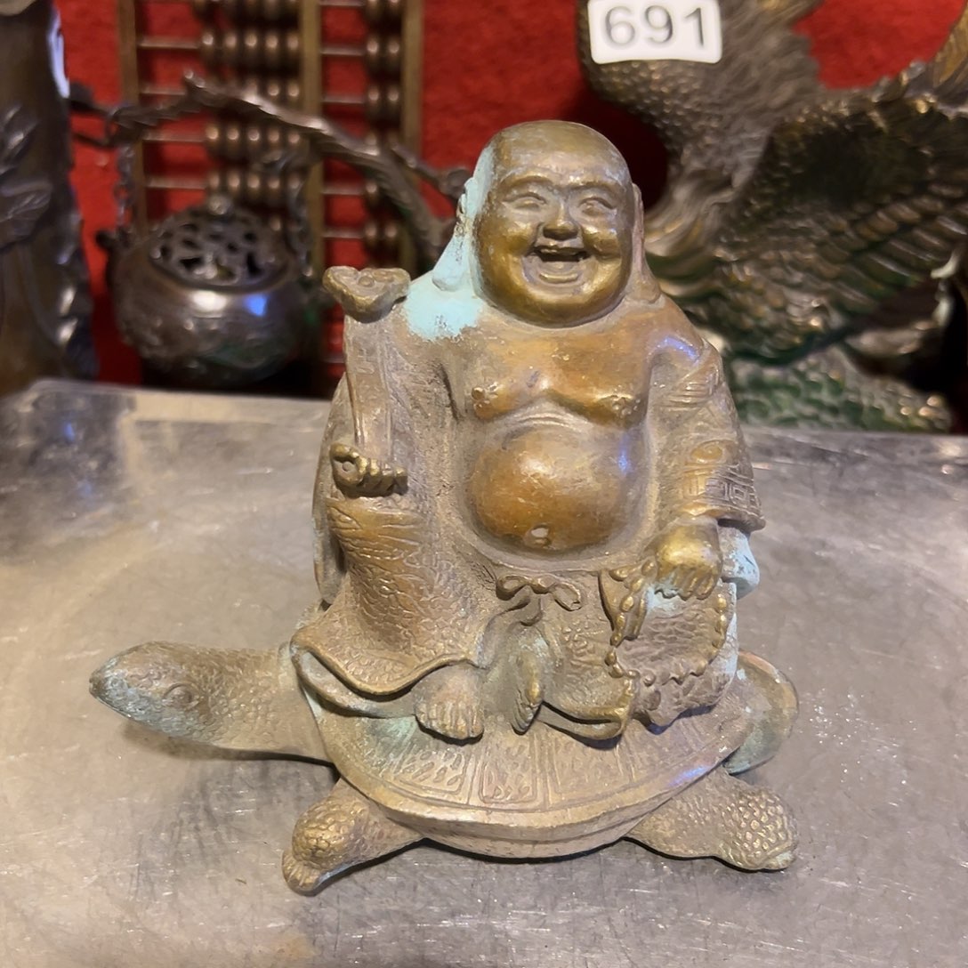 黄铜摆件，文房摆件