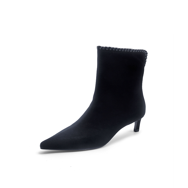 【韩俪专属】气质百搭短靴25473