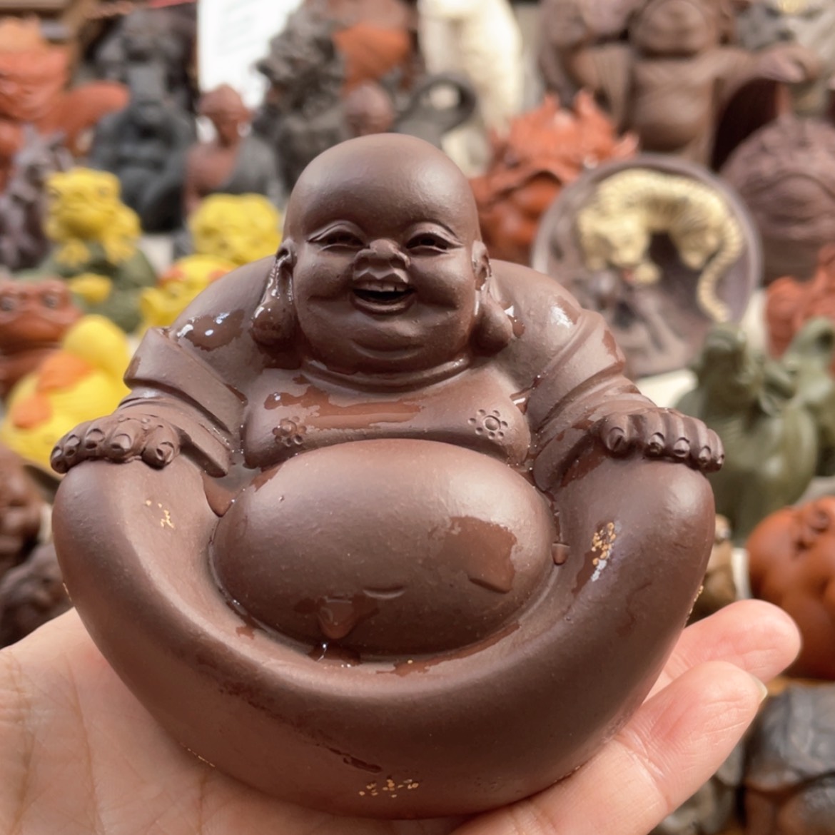 【闪购商品】紫砂茶宠紫砂弥勒