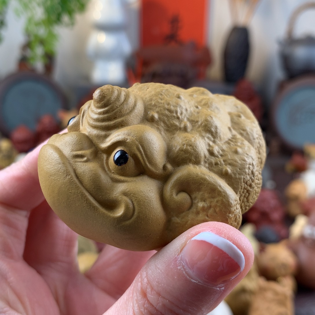 紫砂茶宠独角金蟾