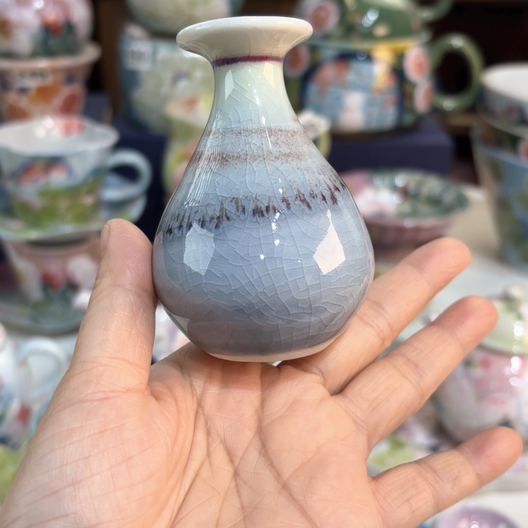 景德镇手绘高温釉下彩陶瓷茶具