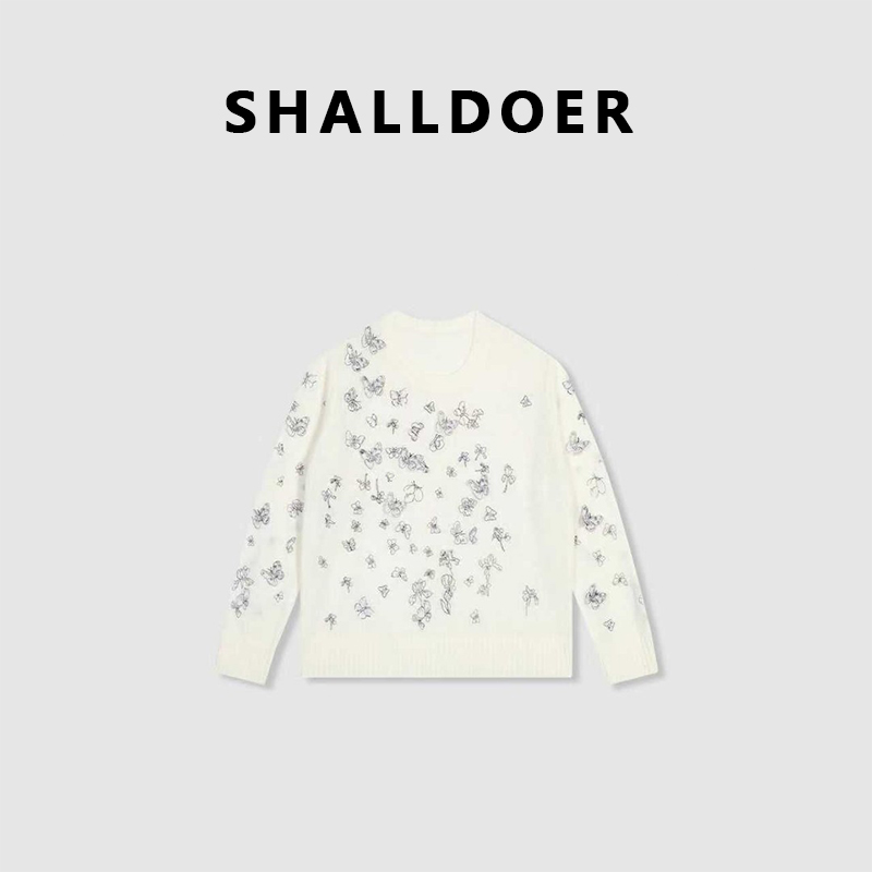 【凝结碧水】套头毛衣气质百搭洋气韩版