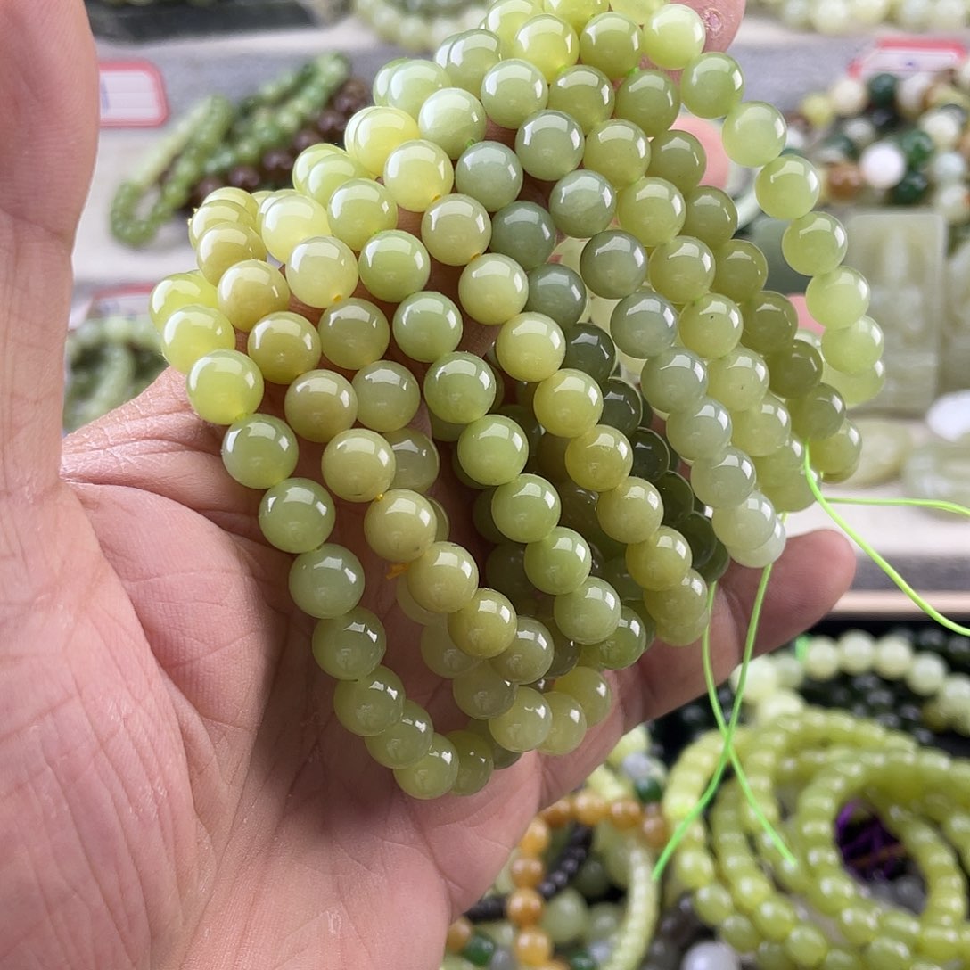 手串未镶嵌和田玉多样性发一