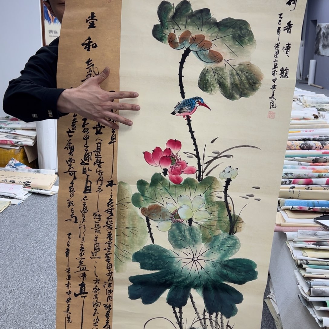 国画纯手绘字画宣纸