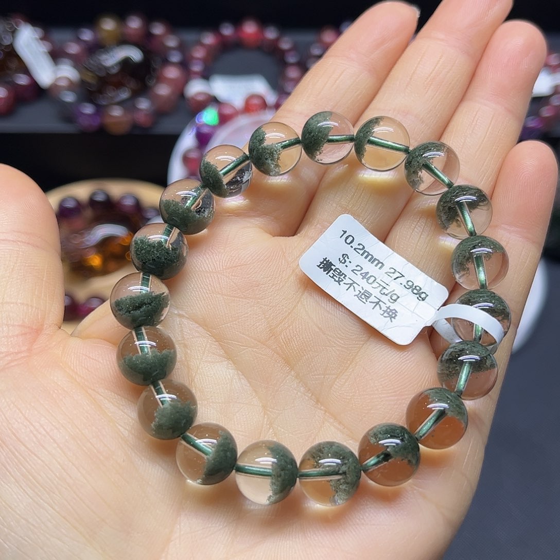 水晶手链未镶嵌天然水晶