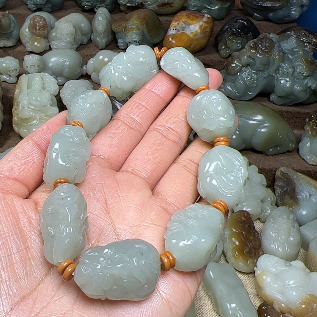 和田玉挂件未镶嵌嘉*