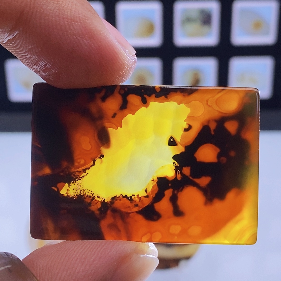 玛瑙/玉髓未镶嵌吊坠(不含链)87