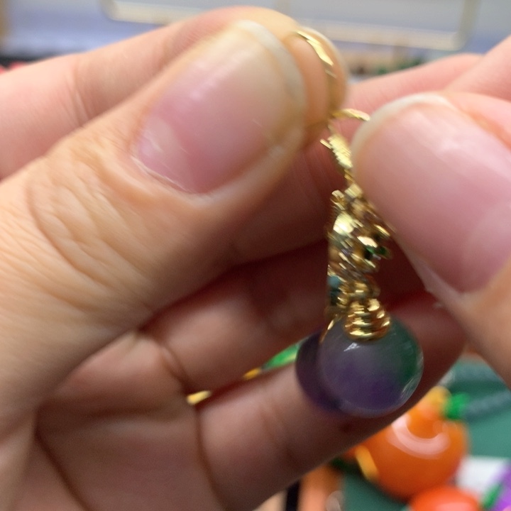 颈饰未镶嵌翡翠吊坠