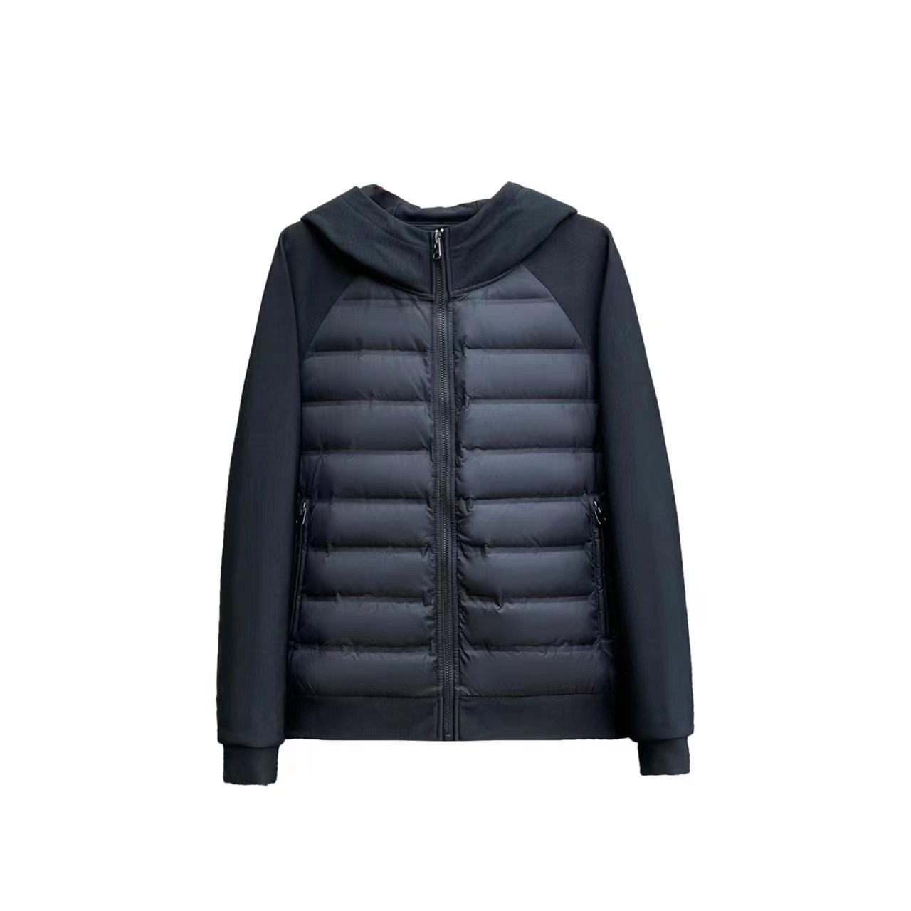 VANCL/凡客诚品男女款秋冬季保暖舒适轻薄针梭拼接鹅绒服