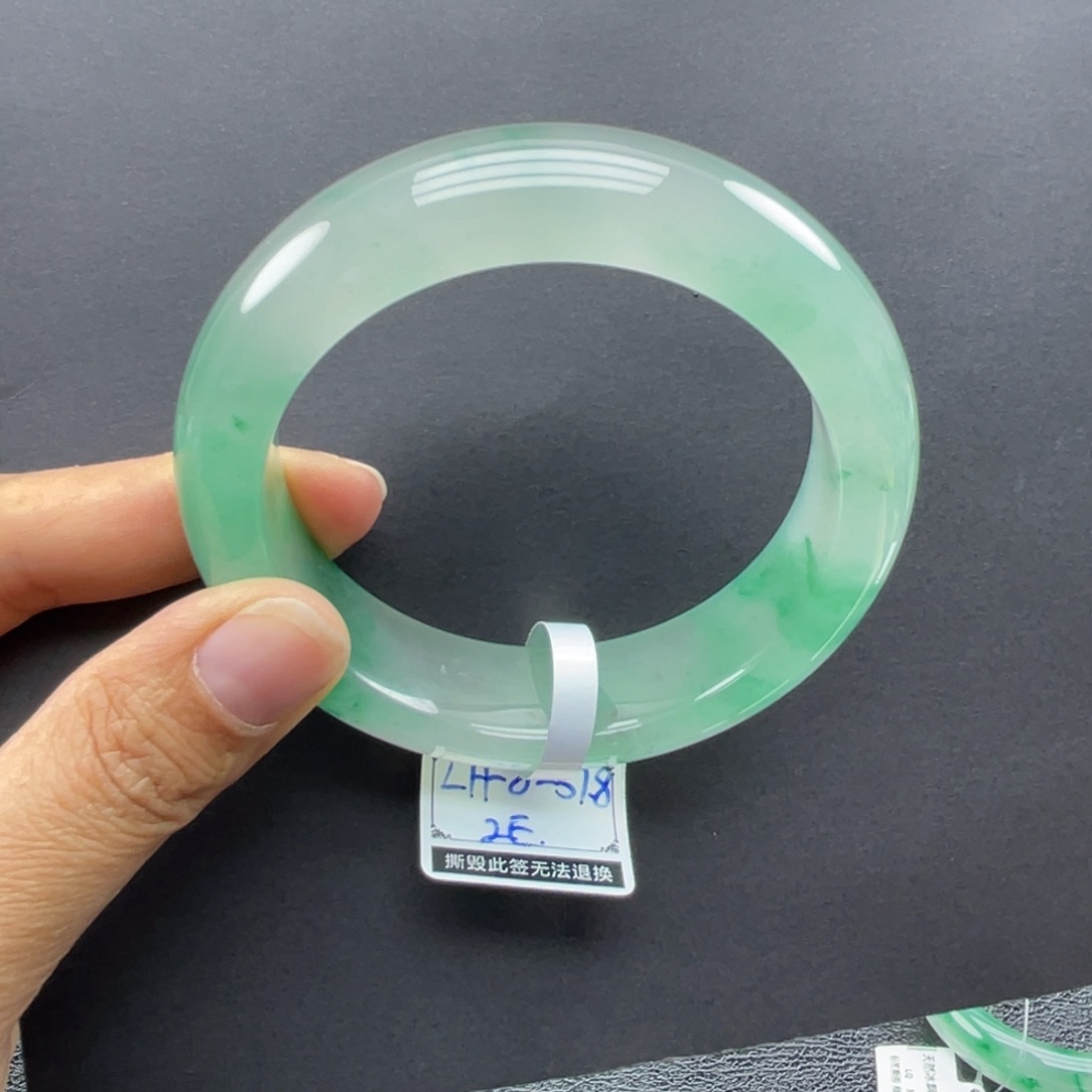 双***羽石英质玉未镶嵌手镯