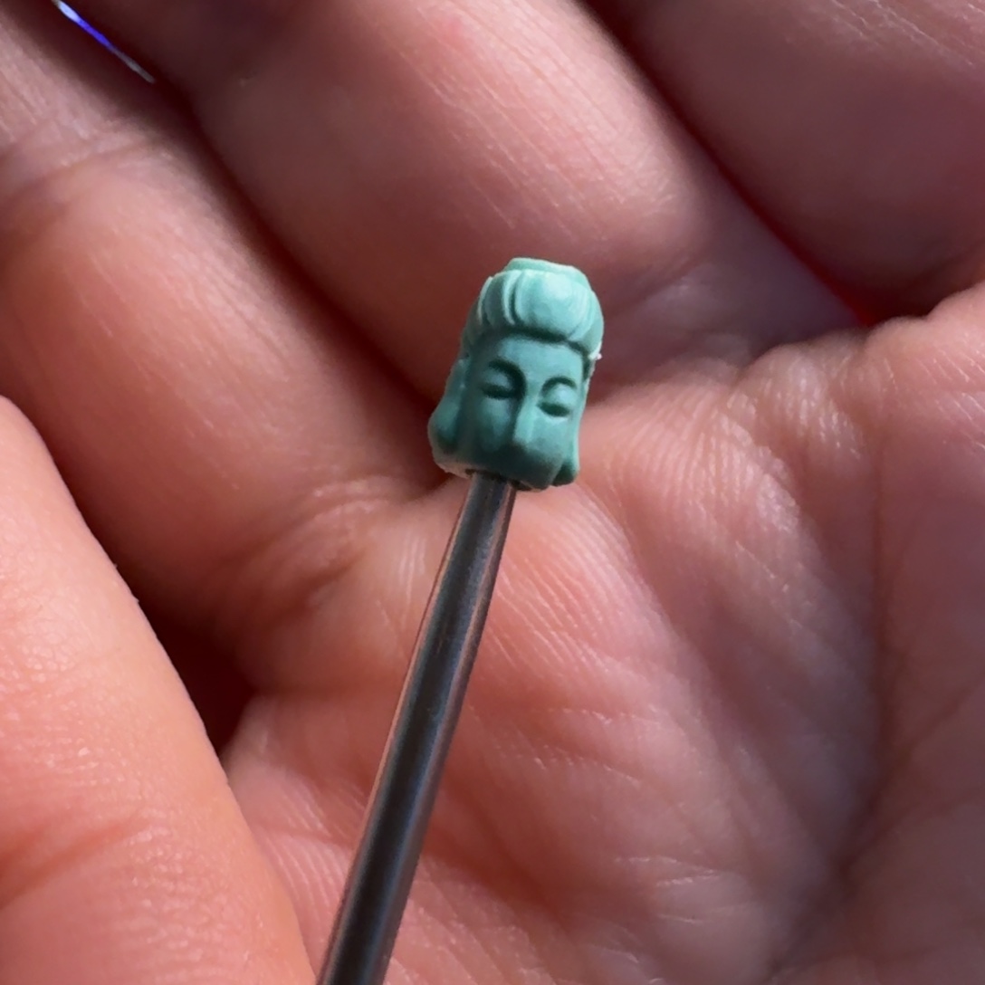 绿松石单珠未镶嵌5m m