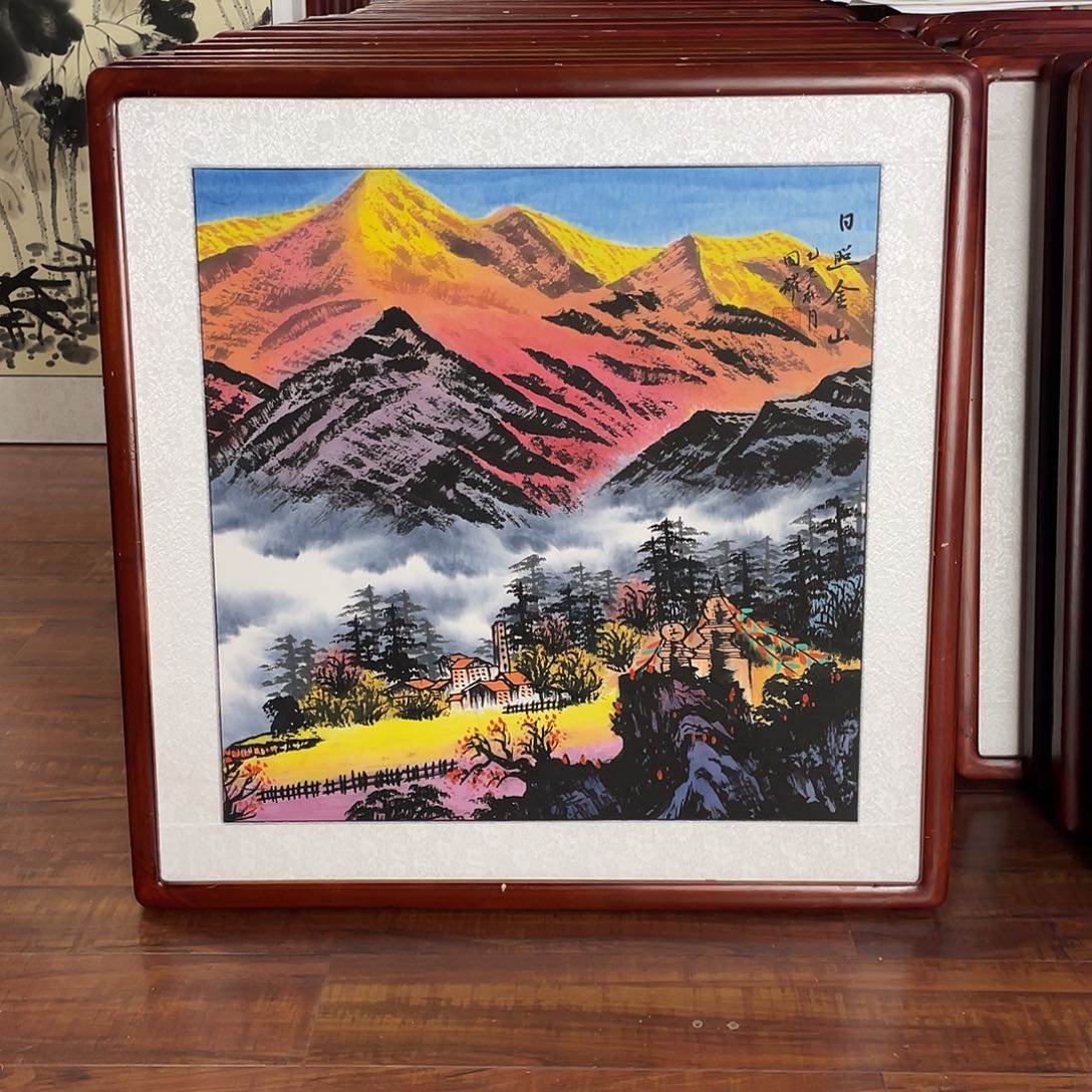 国画带框尺寸63*63厘米