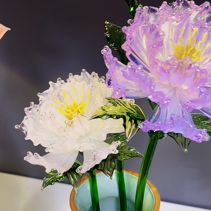 琉璃手工艺品可***-花花