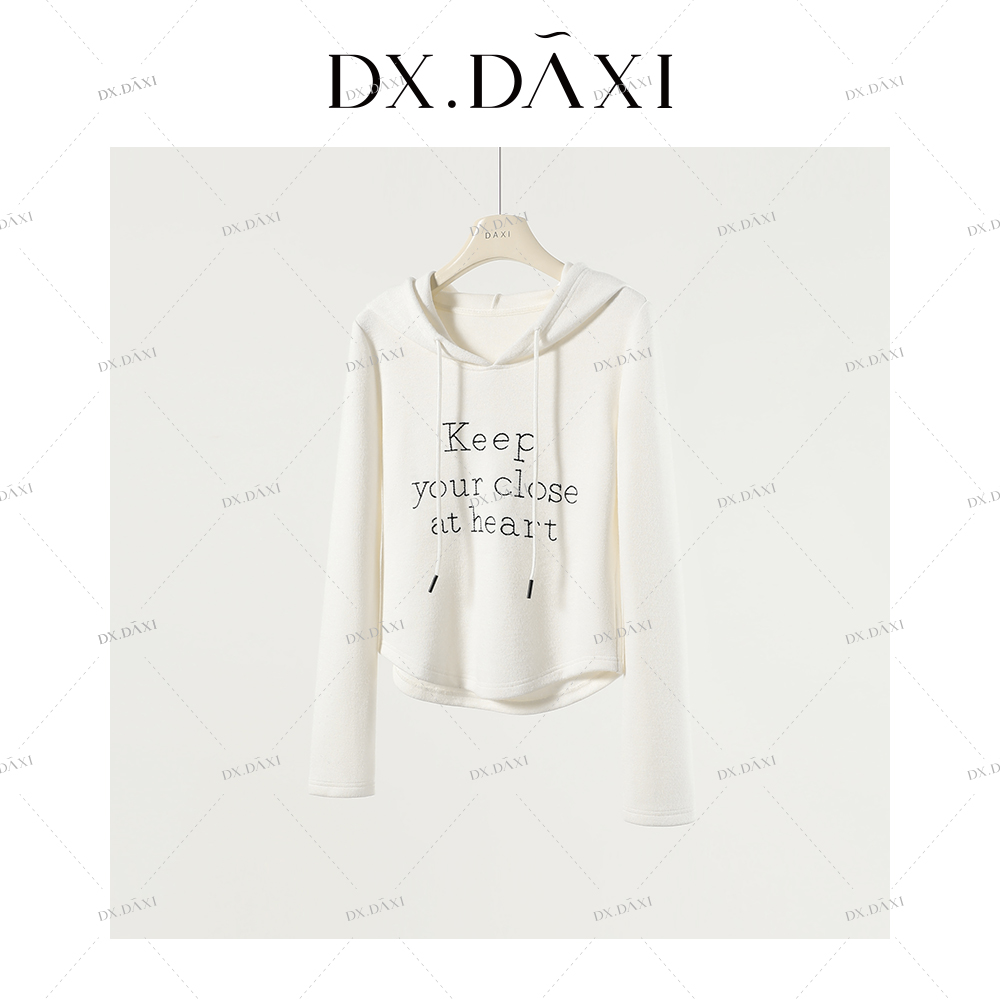 代大喜【心动计划】卫衣女款爆款2025新款正品百搭长袖休闲帽衫上衣