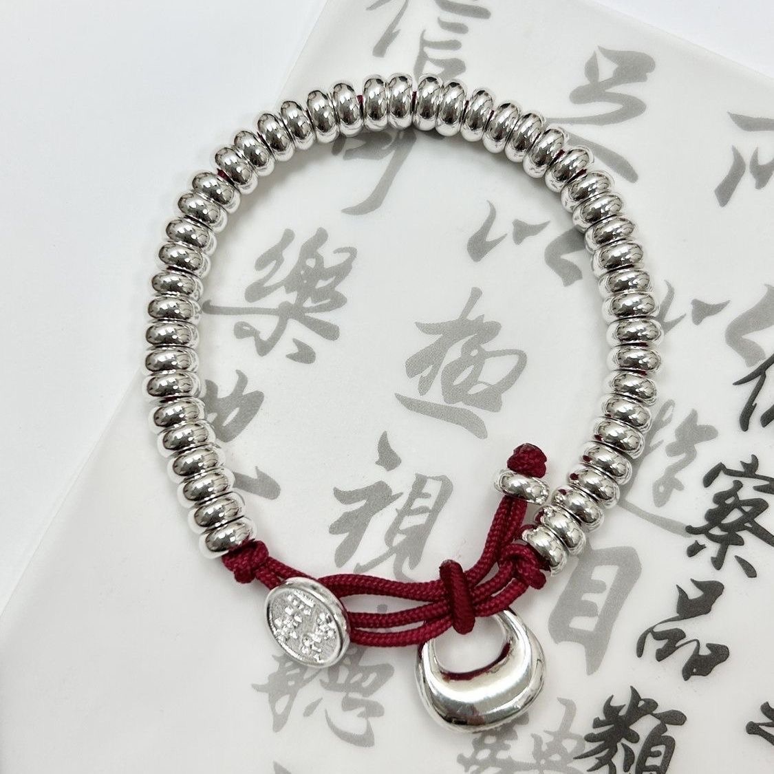 银制工艺品【盘缠手串】719
