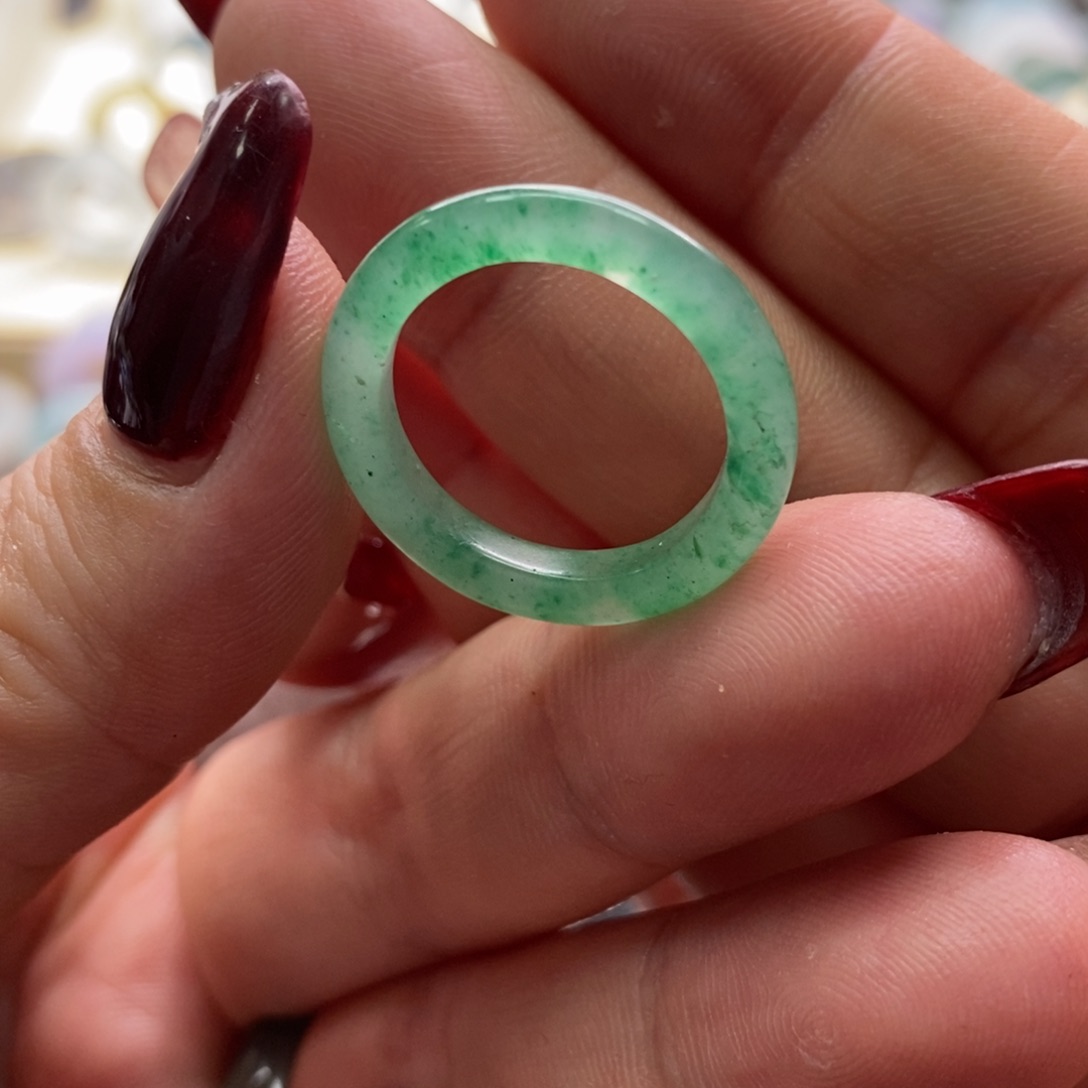 石英质玉戒指未镶嵌戒指16