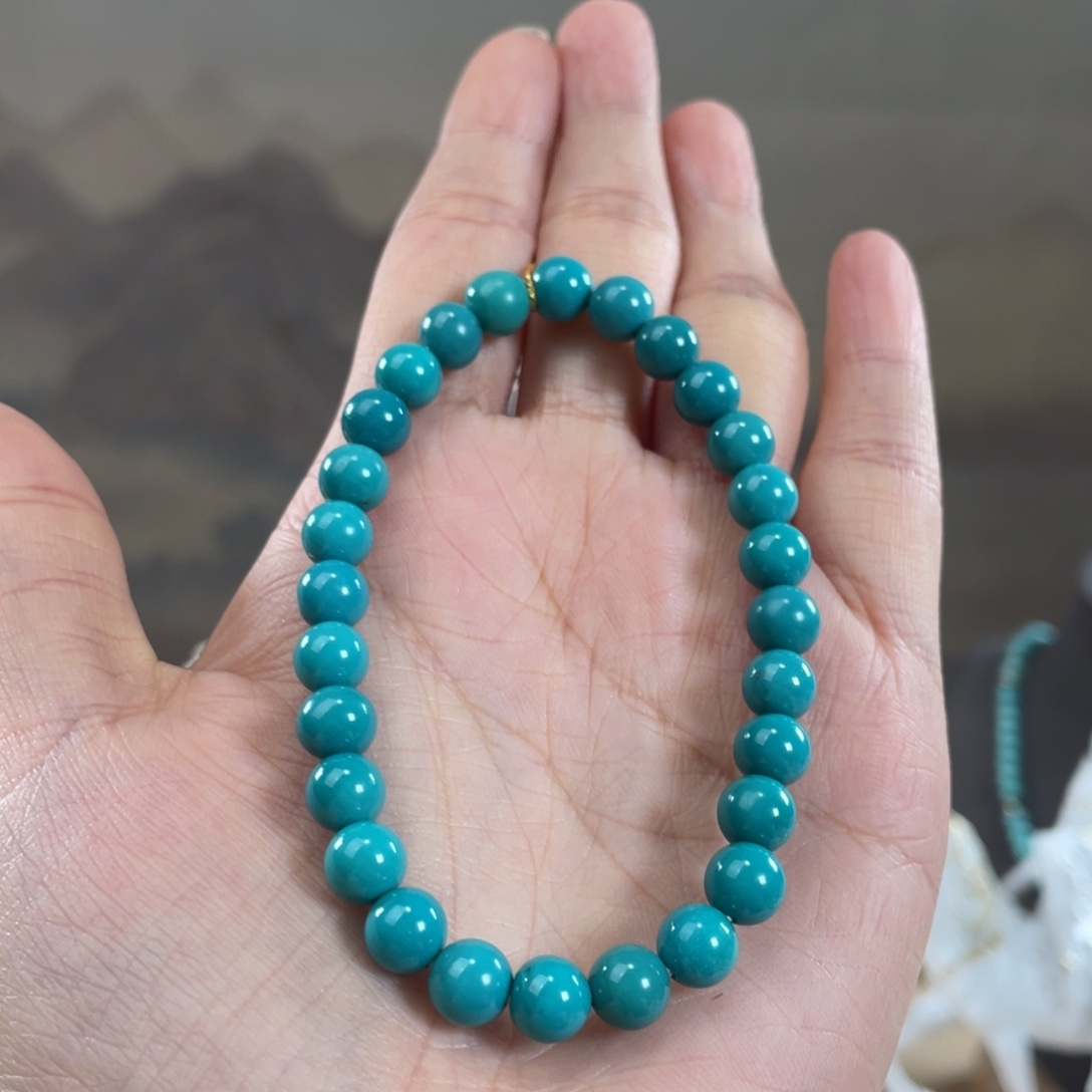 绿松石未镶嵌套链