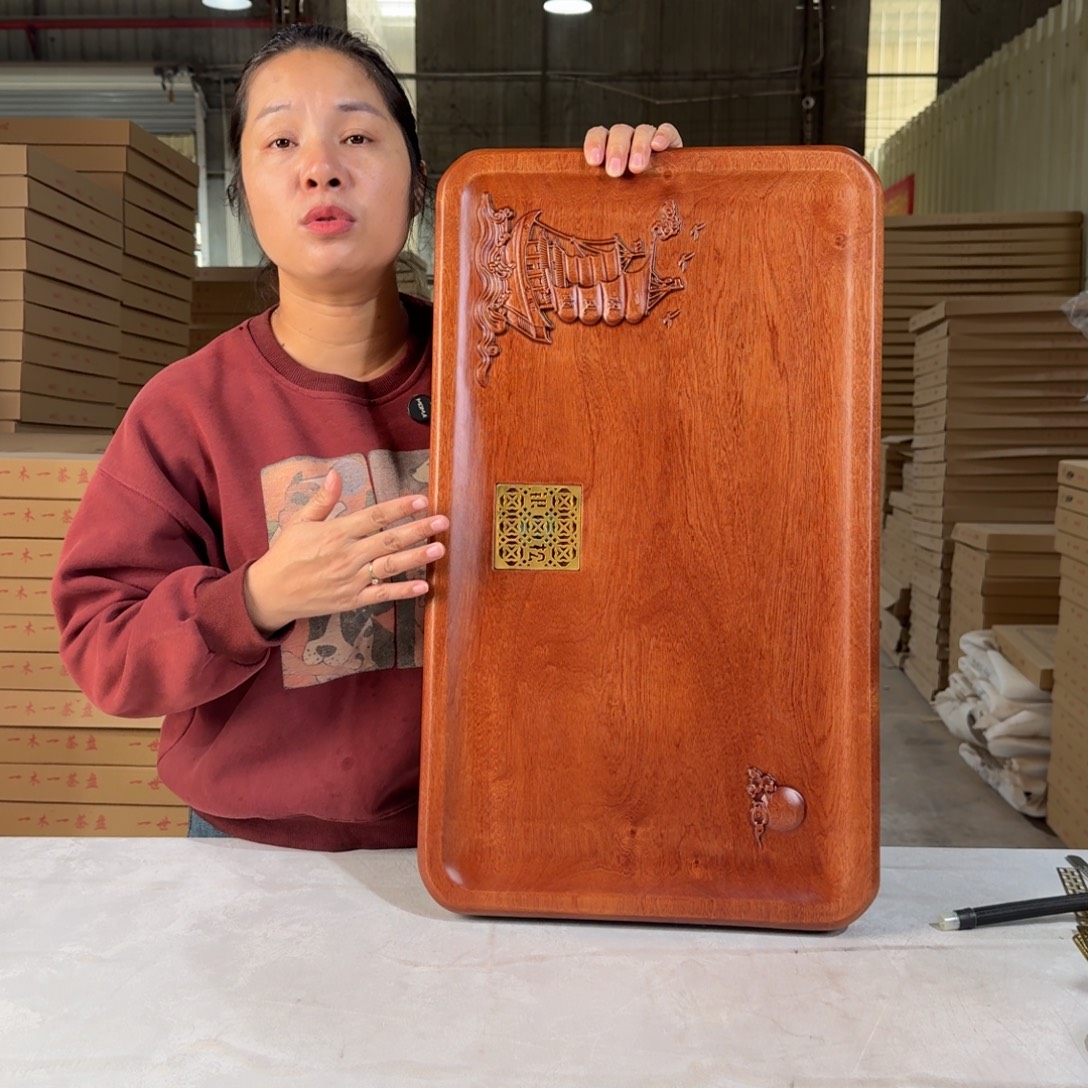 花梨木茶盘65*38尺寸