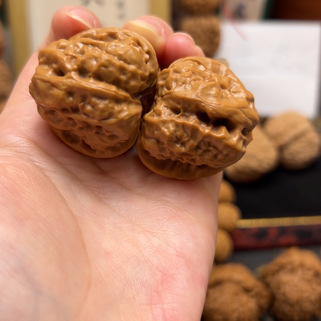 把件文玩核桃37蛤蟆头