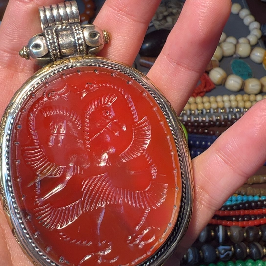 繁***花吊坠（不含链）琉璃