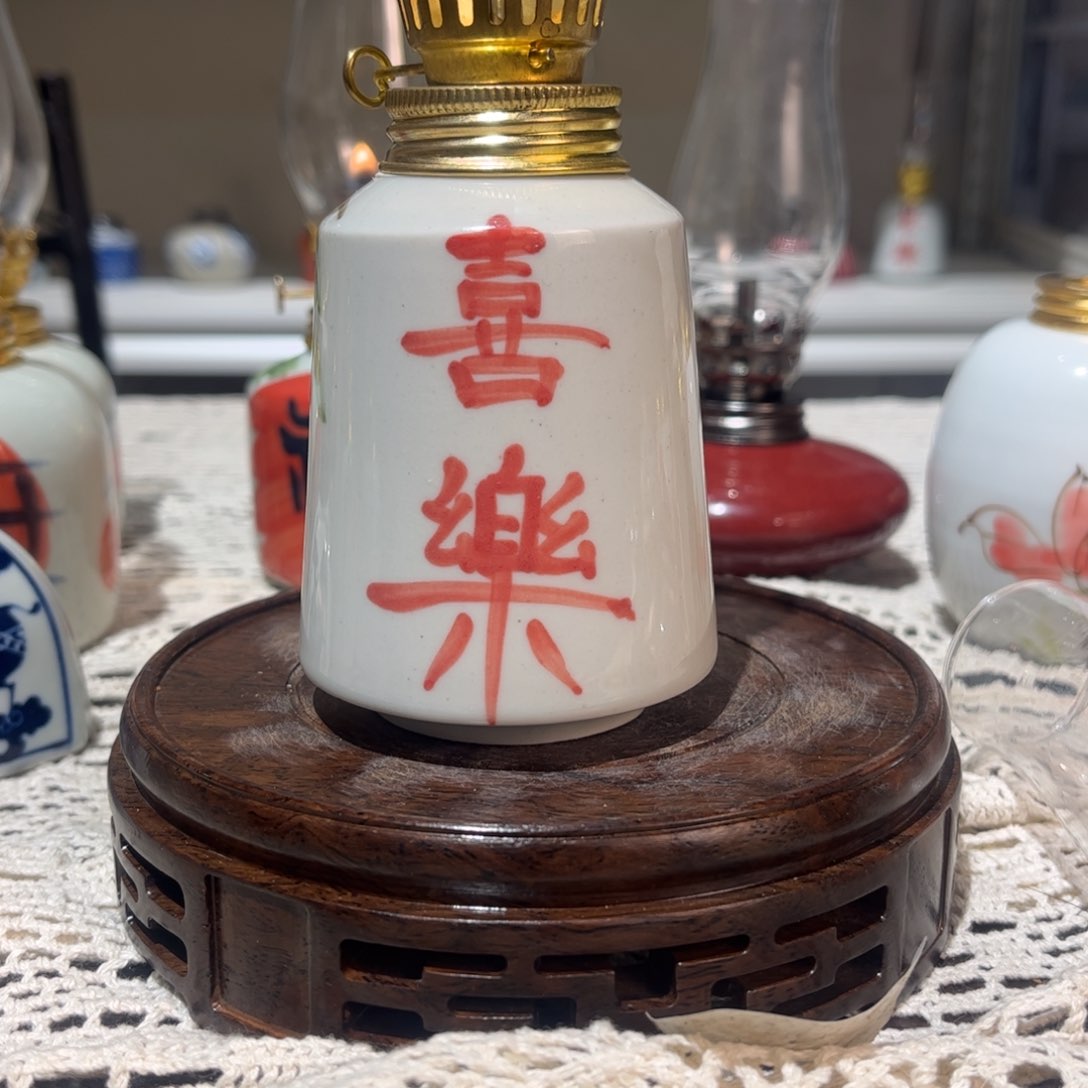 摆件景德镇陶瓷香薰灯