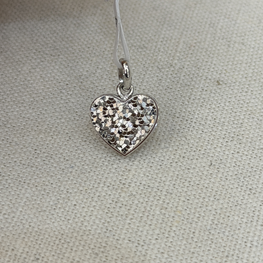 铂金Pt950碎碎金蹦迪ab面爱心吊坠简约时尚3.04