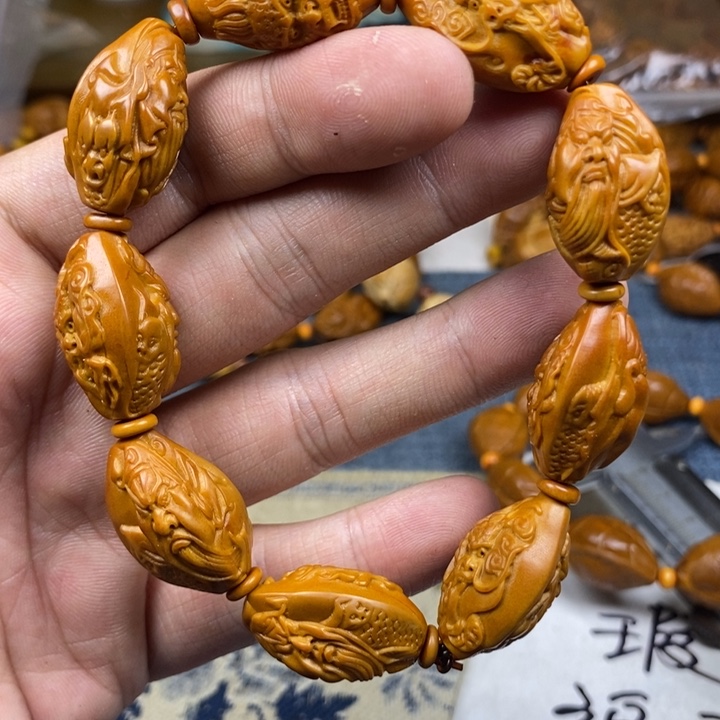 橄榄核手串/手链橄榄核雕工艺手串