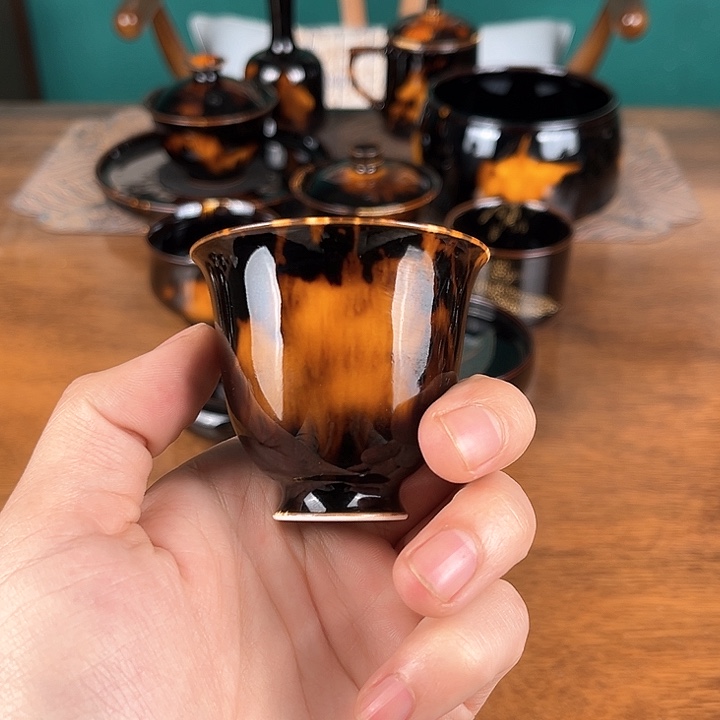 杯玳瑁釉福利款闻香杯