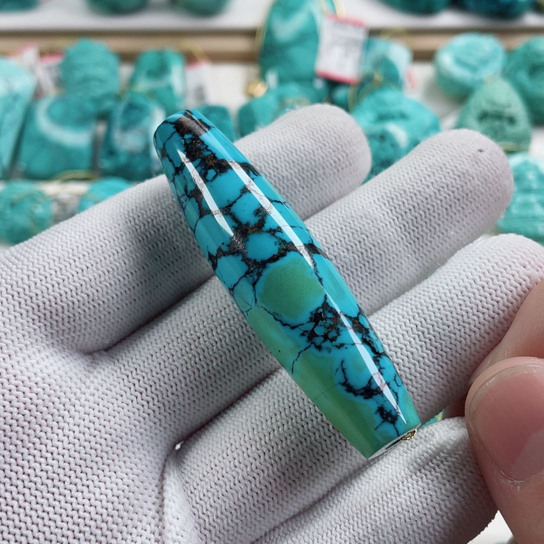 绿松石车挂未镶嵌