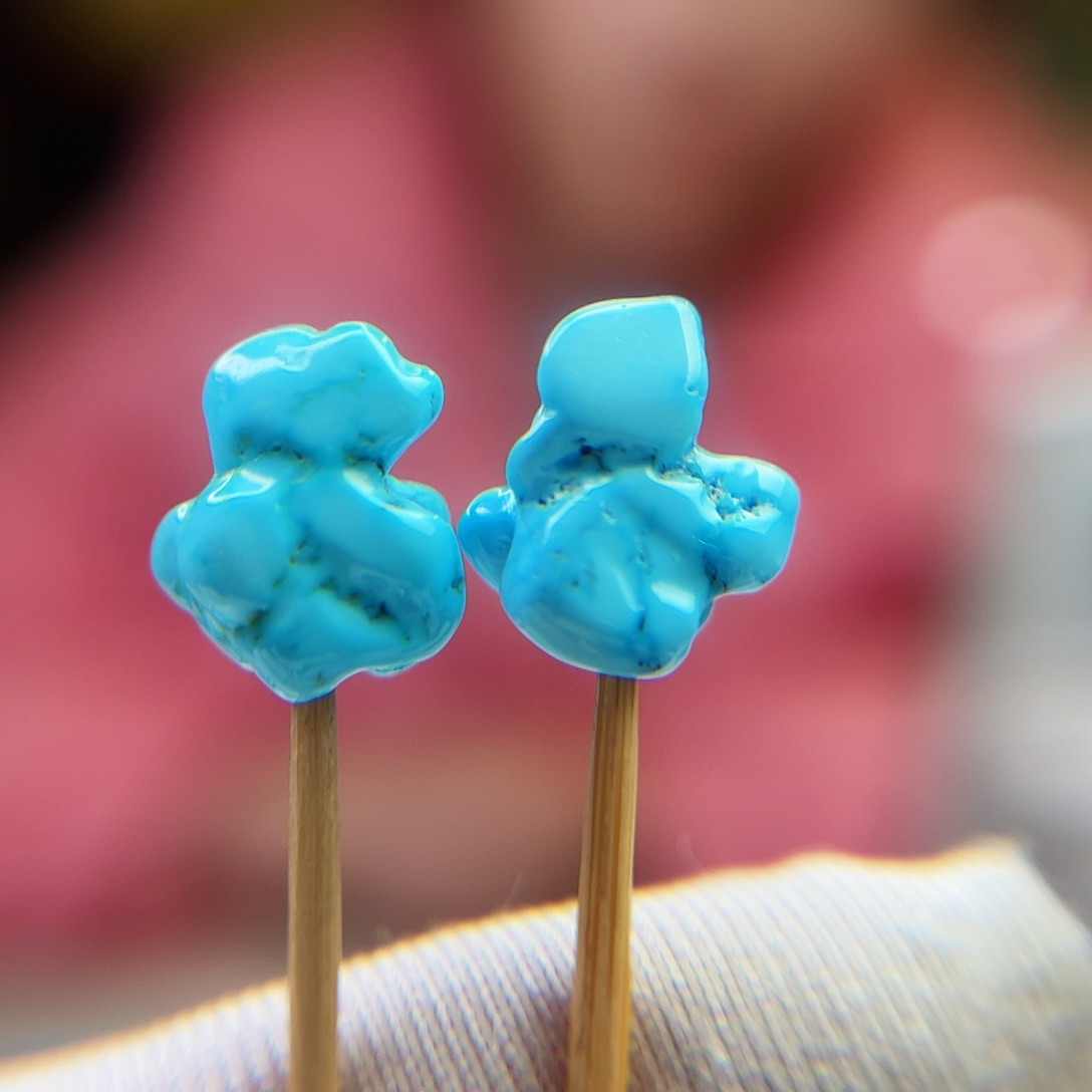 绿松石珠宝奇石未镶嵌