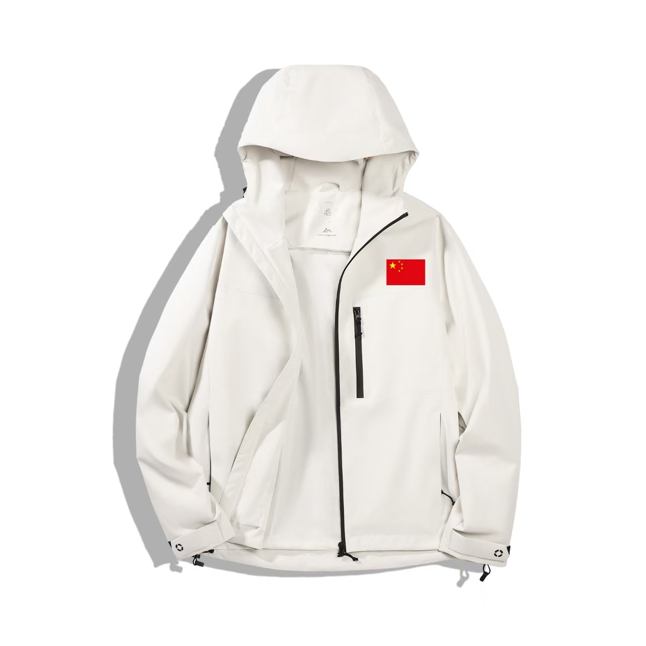 ZY【CHINA】早春系列户外登山软壳连帽冲锋衣-9909