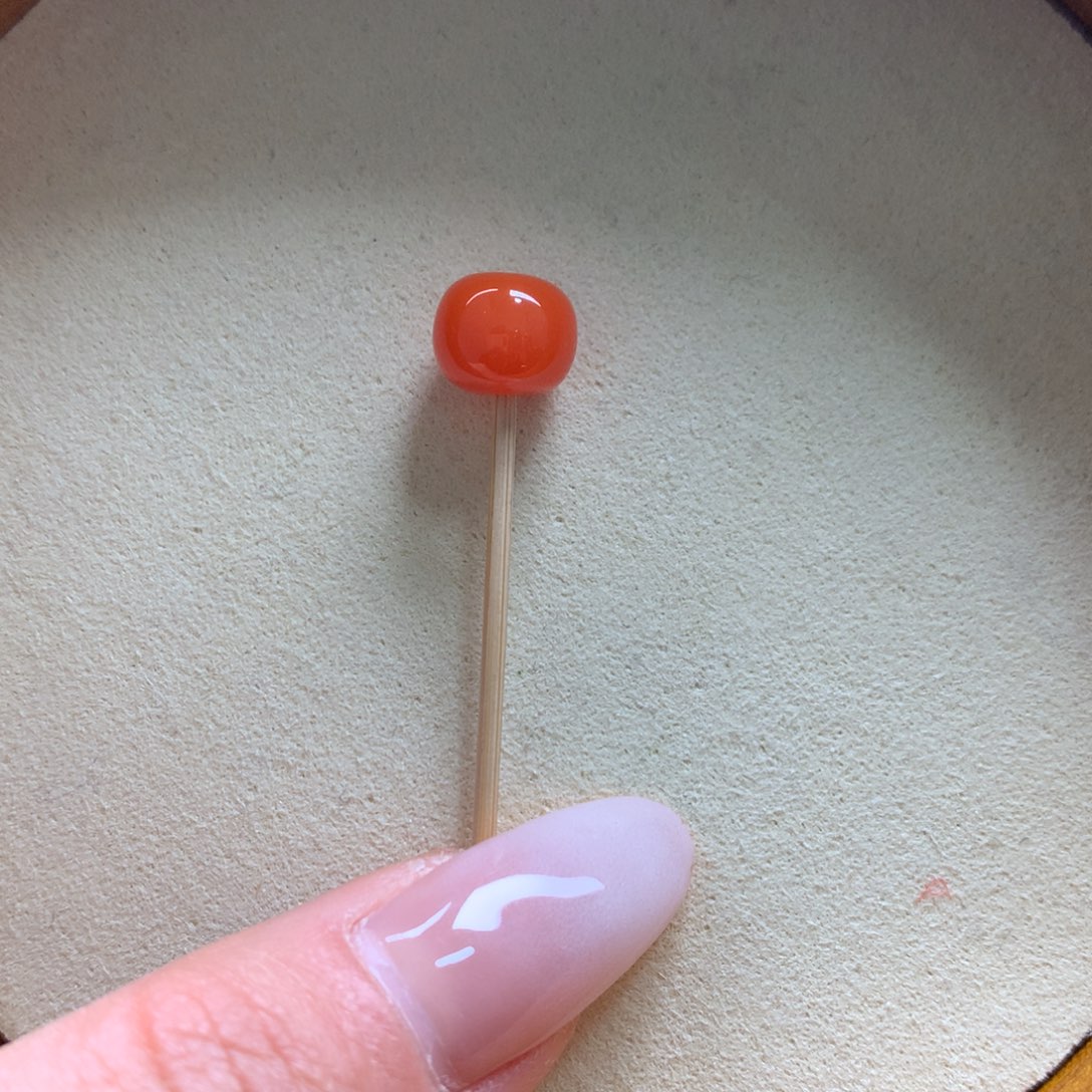 南红玛瑙未镶嵌保山天然原矿南红9mm+老型单珠