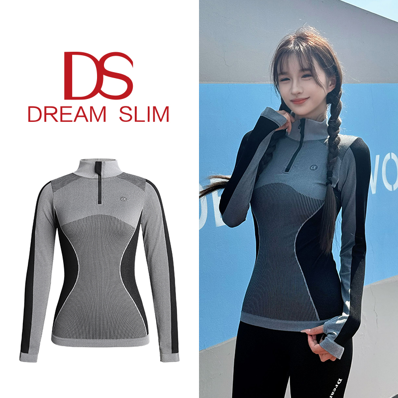 DREAM SLIM身材作弊器 新升级压缩衣运动长袖紧身收腹健身上衣女