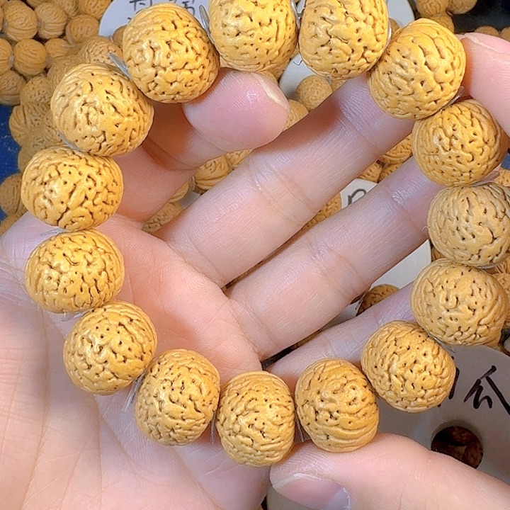 成***.吊坠桃核20南瓜桃核手串