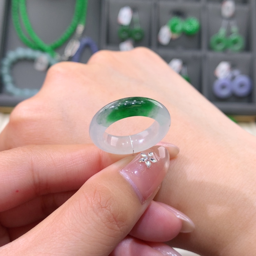 【闪购商品】未镶嵌戒指翡翠10号