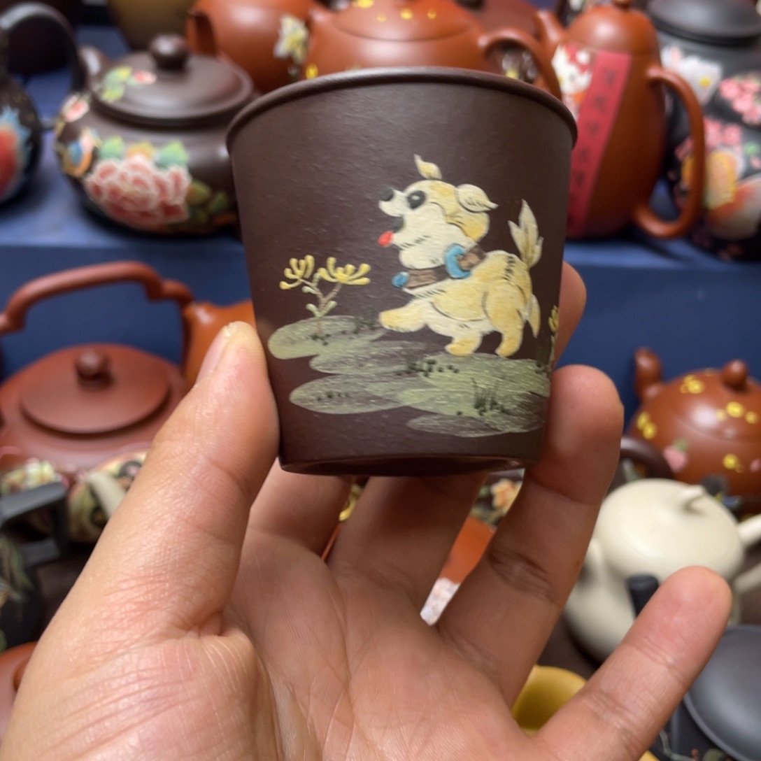 紫砂茶杯紫砂主人杯100cc