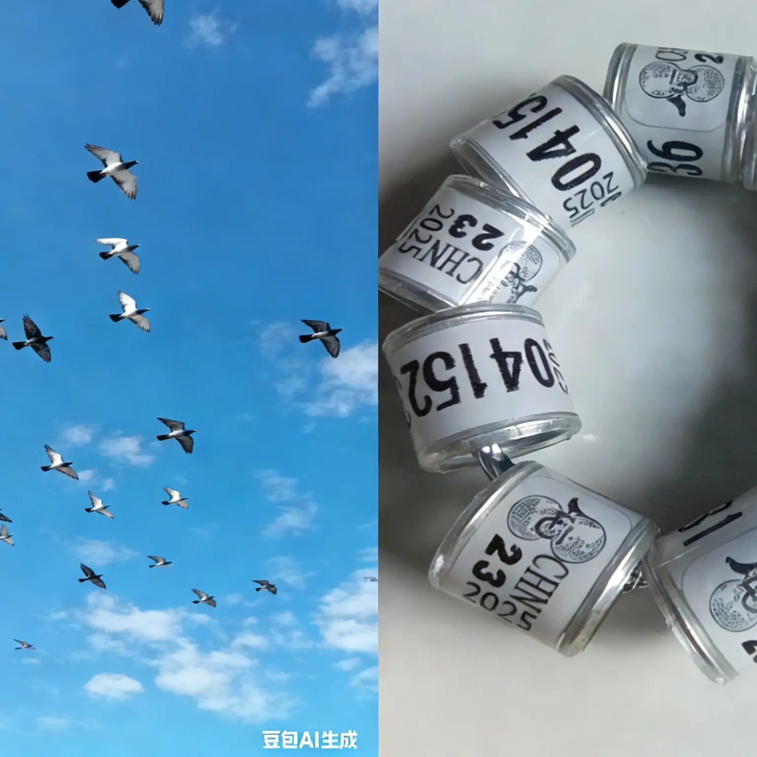 直播间所见即所得，信鸽足环脚环赛鸽用品用具