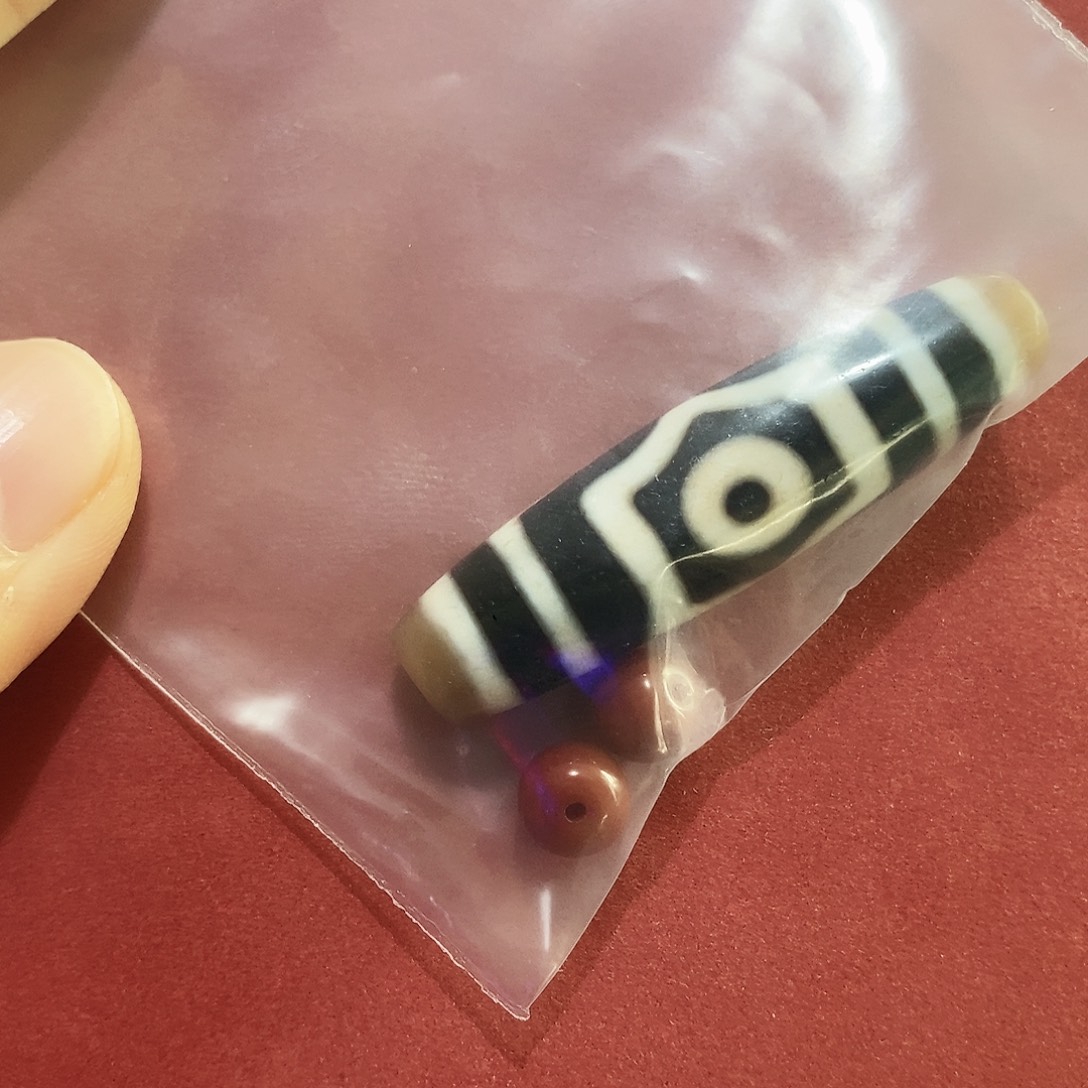 贵***爷玛瑙/玉髓未镶嵌颈饰行运臻品顶料三眼