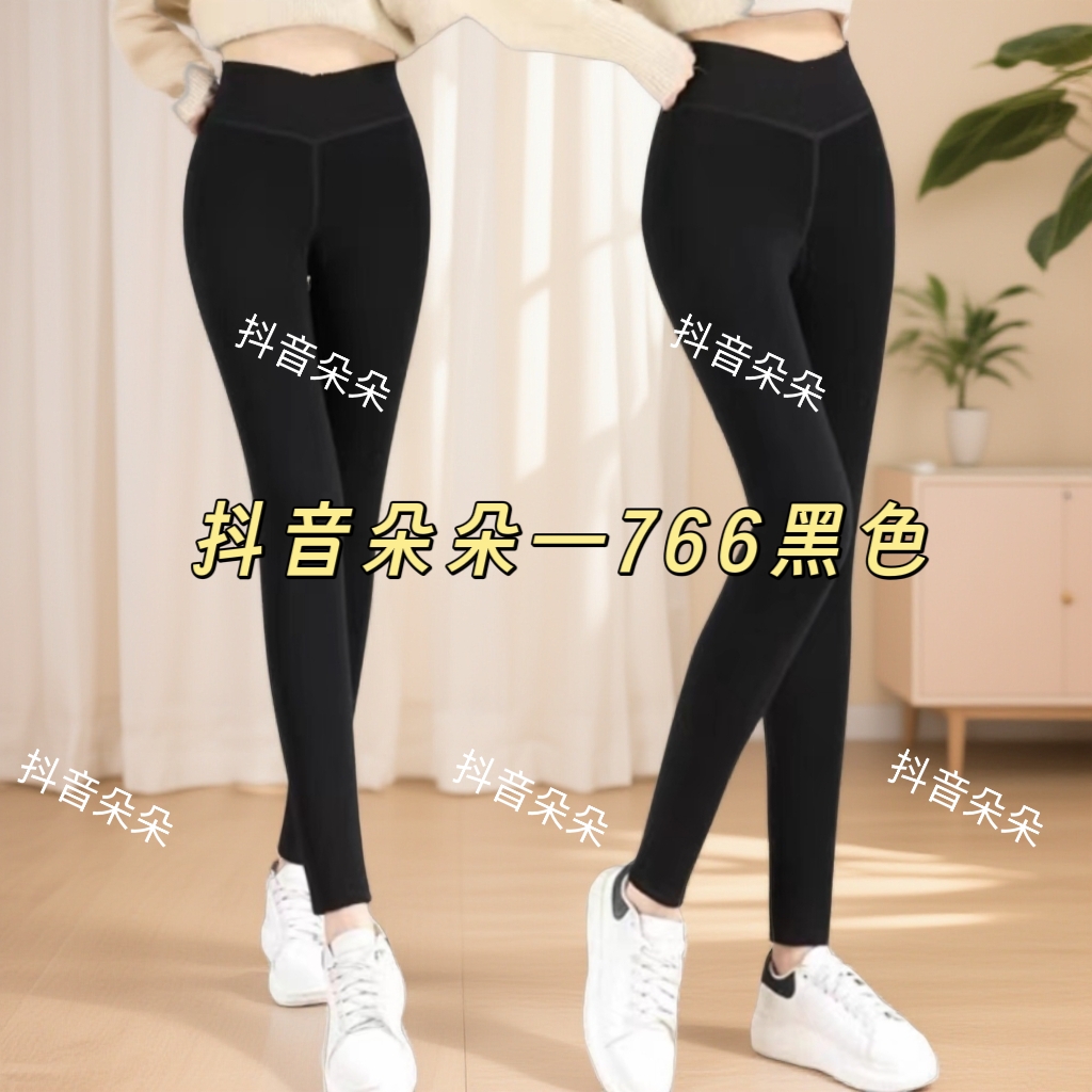 766加绒加厚黑金蓄热三防外穿芭比保暖裤