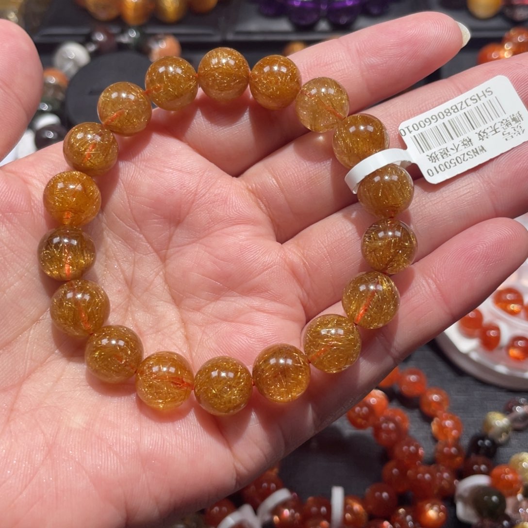 洋****水晶手链未镶嵌维纳斯11.2mm左右