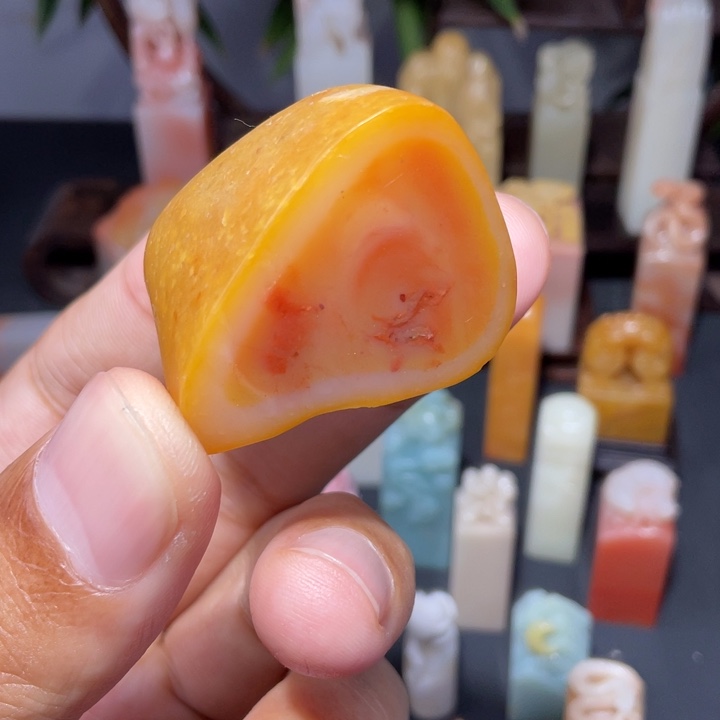 老挝石印石老挝田料随形