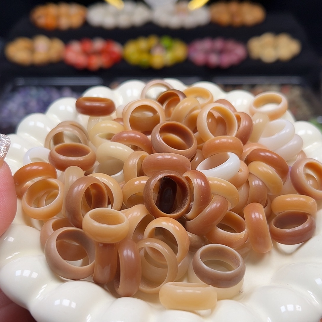 手串菩提根/象牙果微瑕跑环10颗