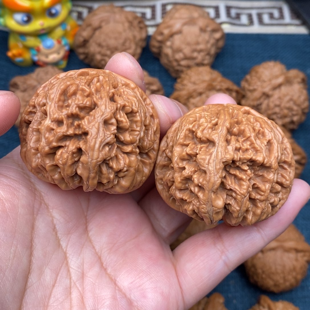 文玩核桃把件44精品球筋