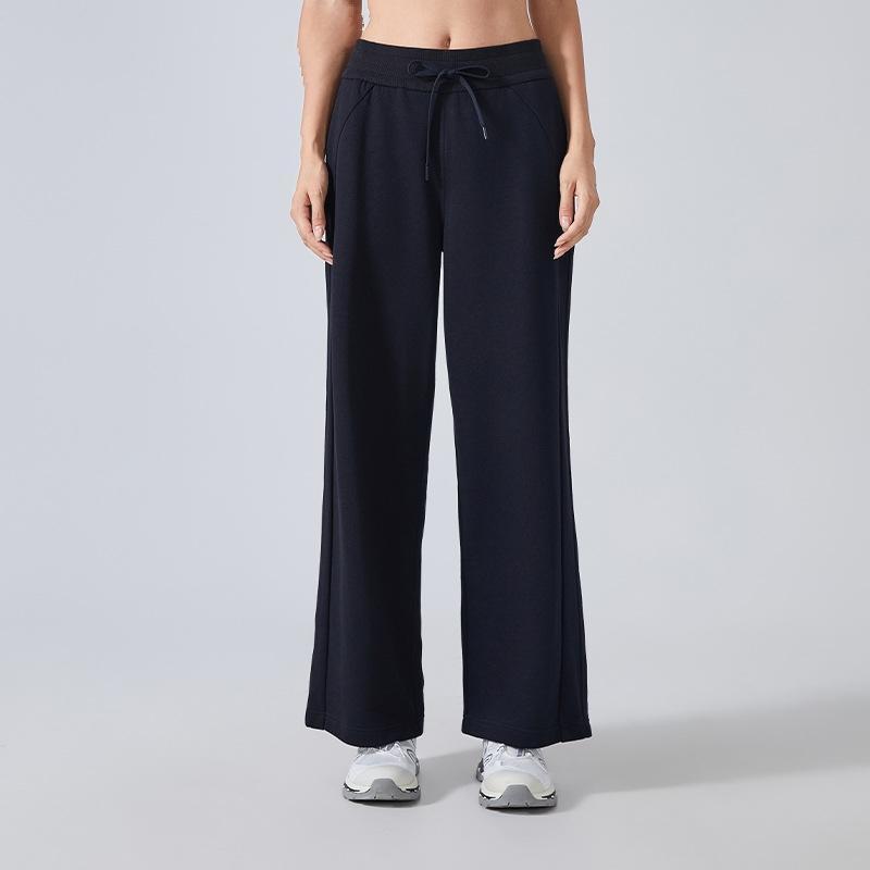 宽松型透气四季款运动休闲宽松休闲裤直筒高腰阔腿运动长裤DAW134